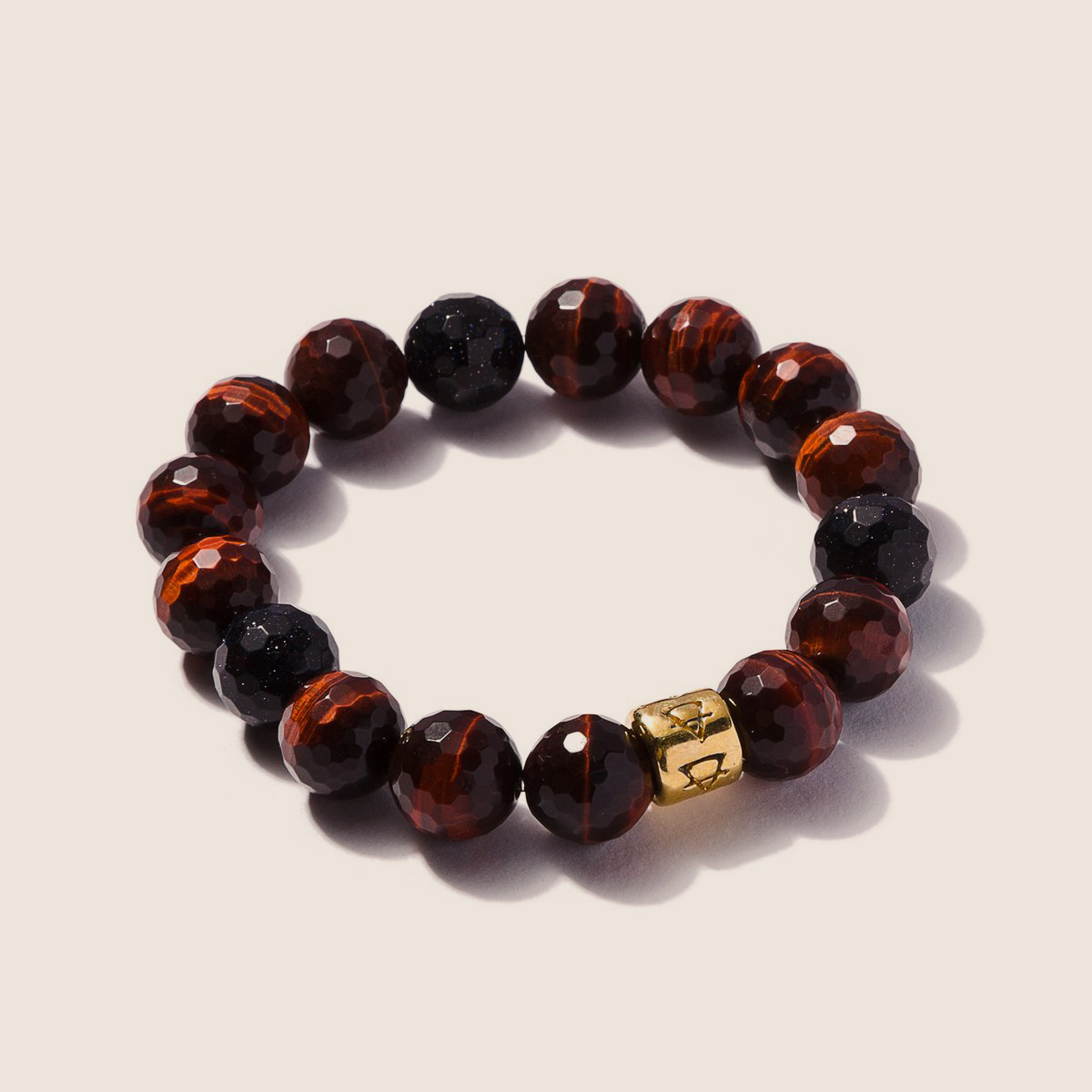 Red Tigers Eye with Moon Stones