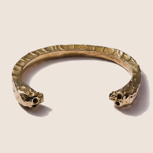 Brass Skulls Bracelet - Mens